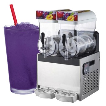 Free shipment to door 15Litres 2 Bowls Frozen Cocktail beverage dispenser ice slushy granita slurpee margarita slush puppy maker