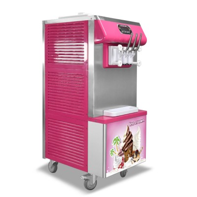 2+1 mixed softy ice cream making machine for sale