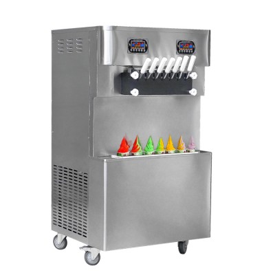 CE new multi flavors soft serve ice cream machine/yogurt ice cream machine with 7 flavors