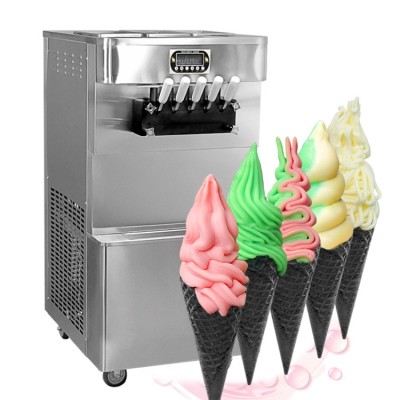 High production CE ETL NSF 5 flavor frozen yogurt ice cream machine/soft ice cream machine with CE NSF