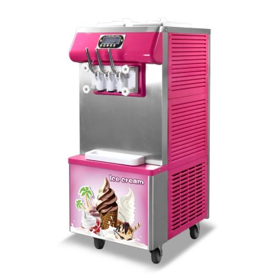 3 flavours table commercial soft icecream machine/soft ice-cream machine