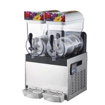 Free shipping express to door 15Lx2 Frozen Cocktail beverage dispenser ice slushy granita slurpee margarita machine